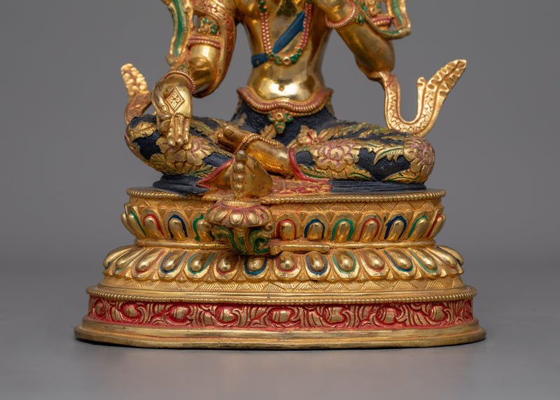 Historical Green Tara Statue | Symbol of Mercy and Enlightenment