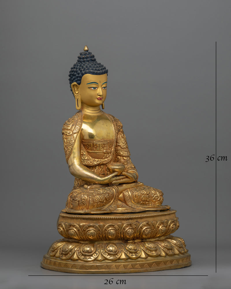 Buddhist Sculpture of Amitabha Buddha