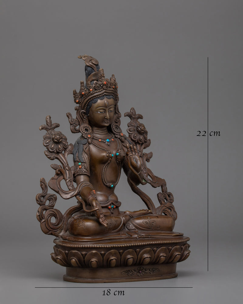 chocolate oxidized white tara