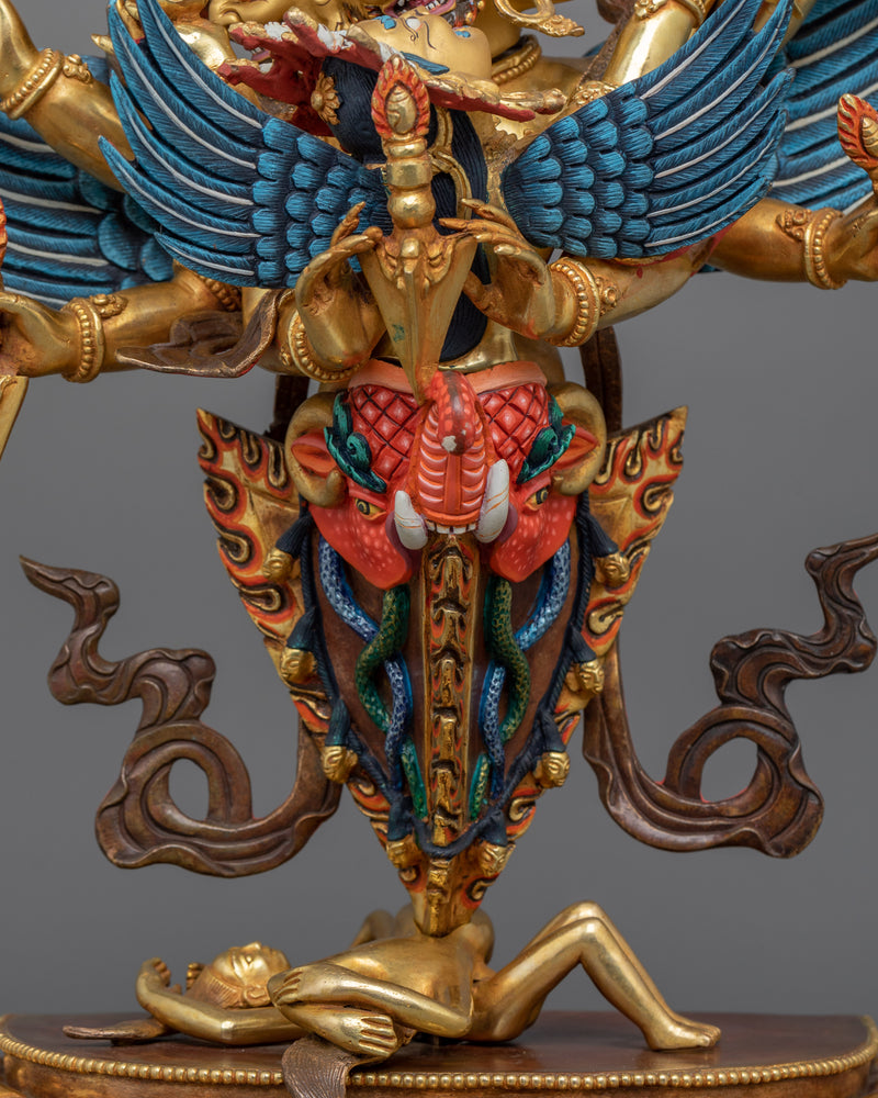 The Ultimate Protector Vajrakilaya Sculpture | Destroyer of Obstacles