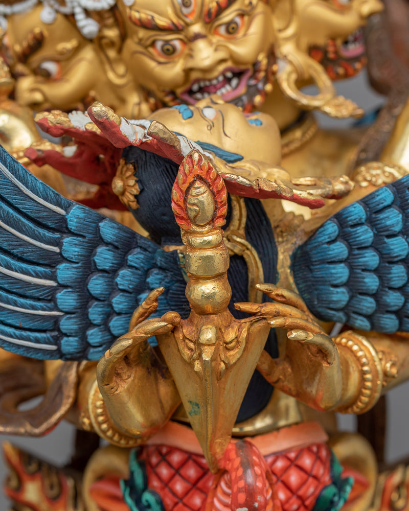 The Ultimate Protector Vajrakilaya Sculpture | Destroyer of Obstacles