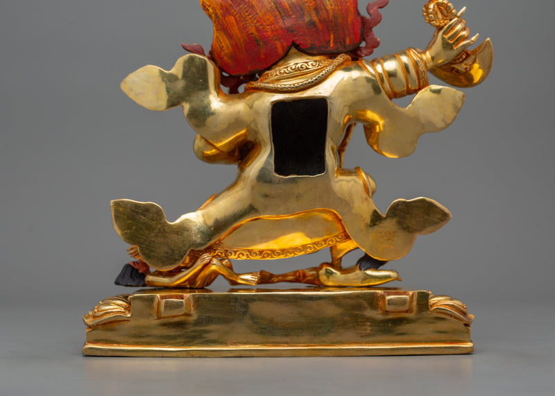 Tibetan Buddhism Mahakala Bernakchen Statue | Protector of Dharma and Spiritual Power