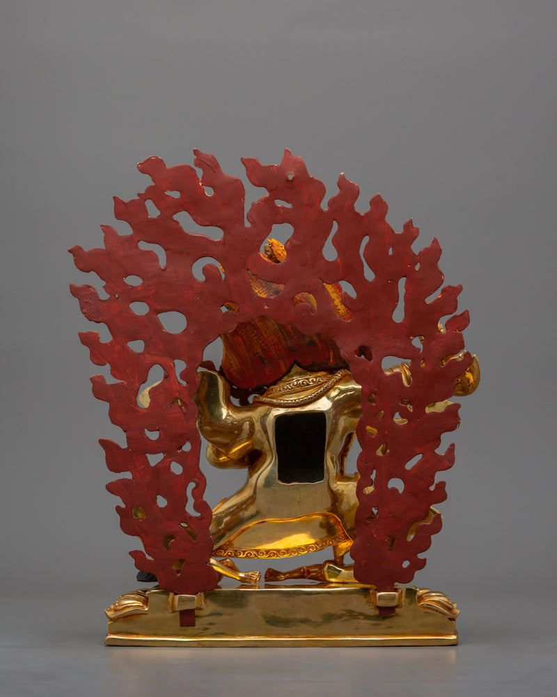 Tibetan Buddhism Mahakala Bernakchen Statue | Protector of Dharma and Spiritual Power