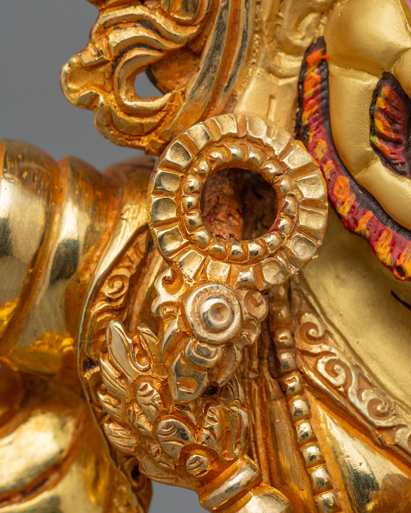 Tibetan Buddhism Mahakala Bernakchen Statue | Protector of Dharma and Spiritual Power