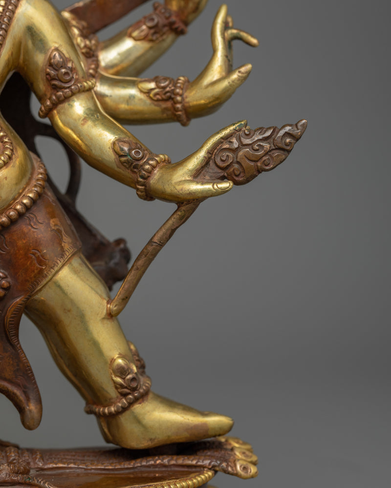 Handmade Dharmapala Statue | Protector of Dharma, Spiritual Power, Guardian of Wisdom