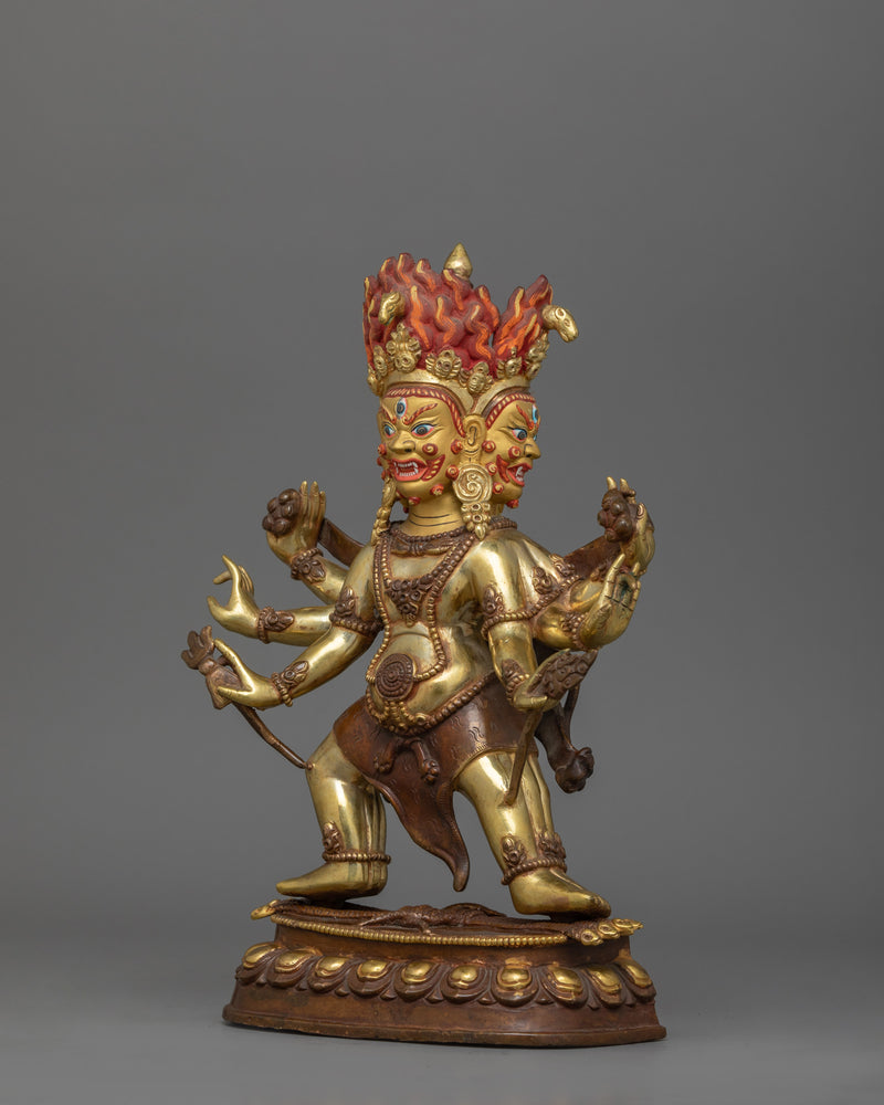 Handmade Dharmapala Statue | Protector of Dharma, Spiritual Power, Guardian of Wisdom