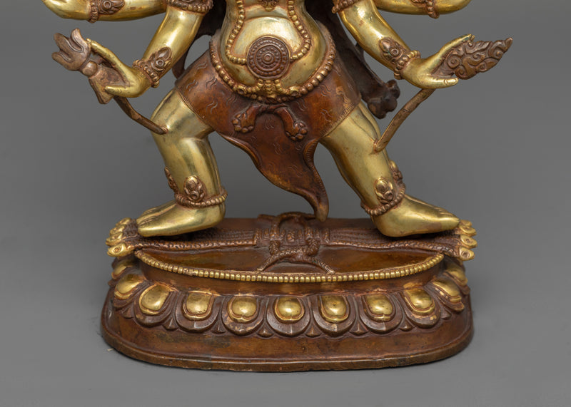 Handmade Dharmapala Statue | Protector of Dharma, Spiritual Power, Guardian of Wisdom