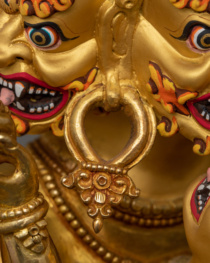 Wrathful Deity Vajrakilaya | Buddhist Yidam Statue