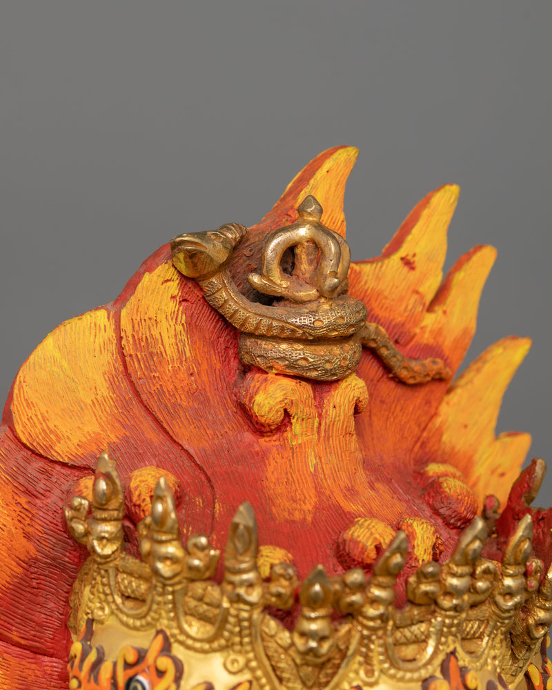 Wrathful Deity Vajrakilaya Statue | Buddhist Yidam Deity Sculpture