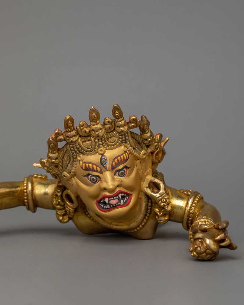 Wrathful Deity Vajrakilaya Statue | Buddhist Yidam Deity Sculpture