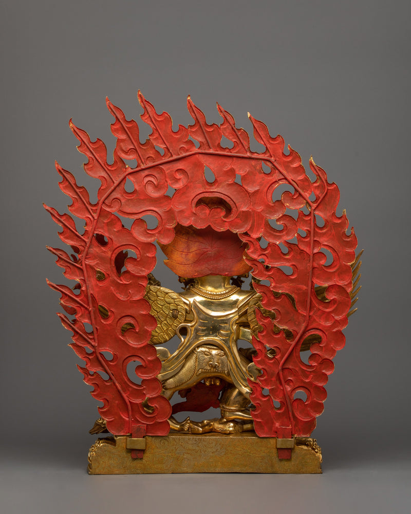 Wrathful Deity Vajrakilaya Statue | Buddhist Yidam Deity Sculpture