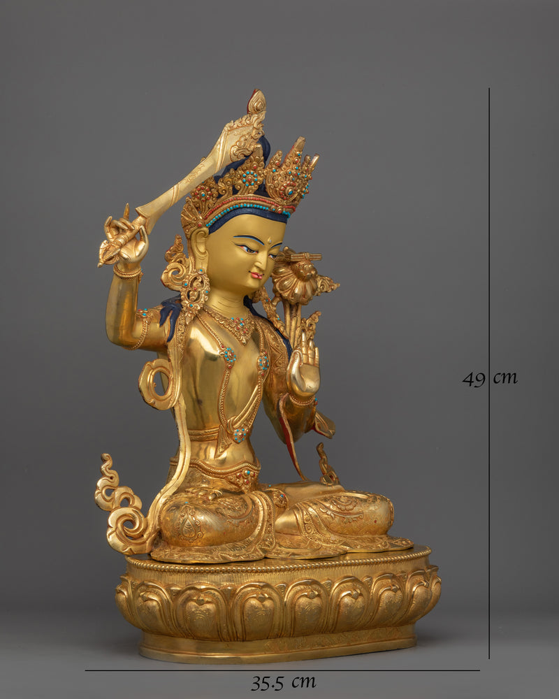 Majestic Wisdom Deity Manjushri