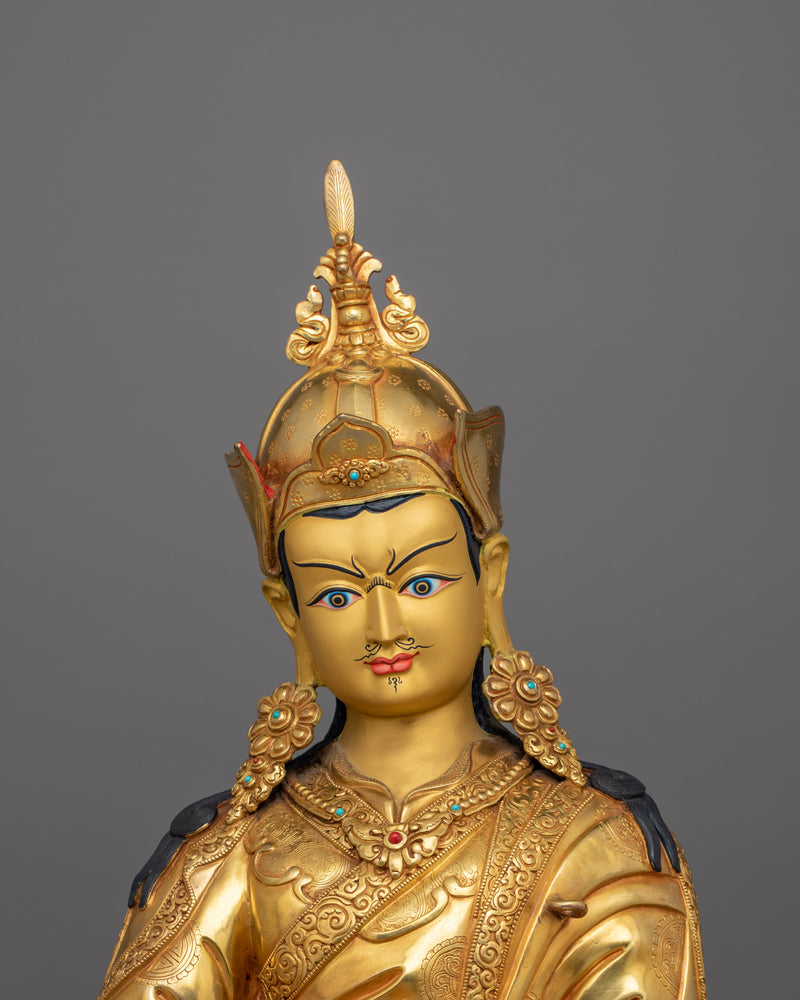 Tibetan Lotus-Born Master "Padmasambhava" Figurine | Guru Rinpoche Sculpture