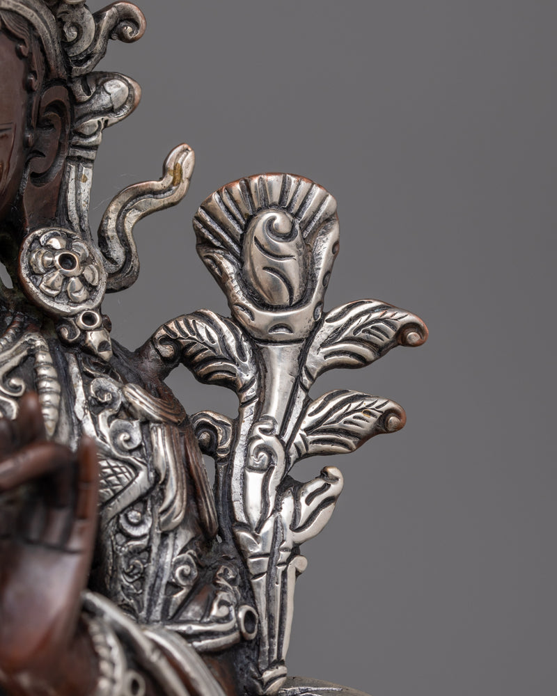 Buddhist Handcrafted Deity Green Tara Figurine | The Enlightened Being of Compassion