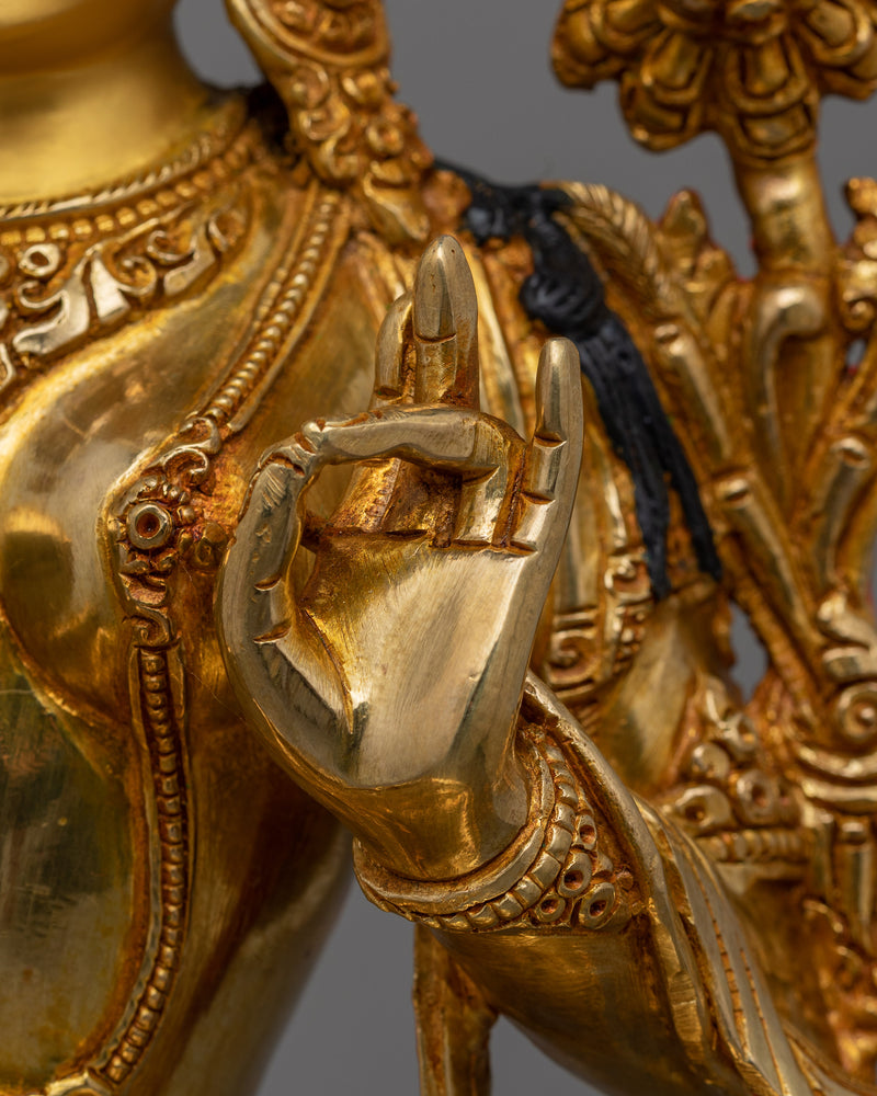 Female Goddess Green Tara  Statue | The Buddha of Compassion