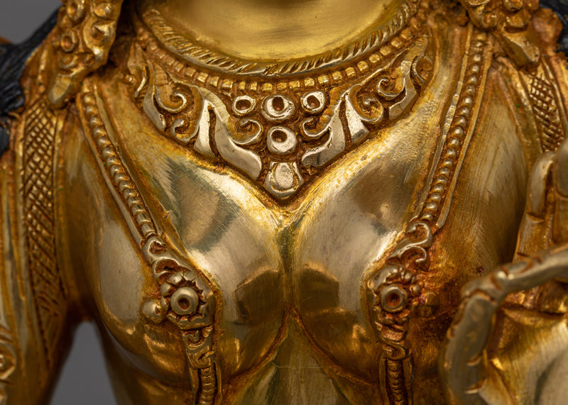 Female Goddess Green Tara  Statue | The Buddha of Compassion