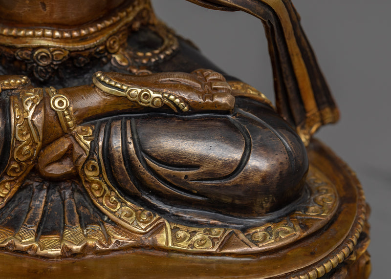 Handmade Four-Armed Chenrezig Sculpture | The Bodhisattva of Healing and Protection