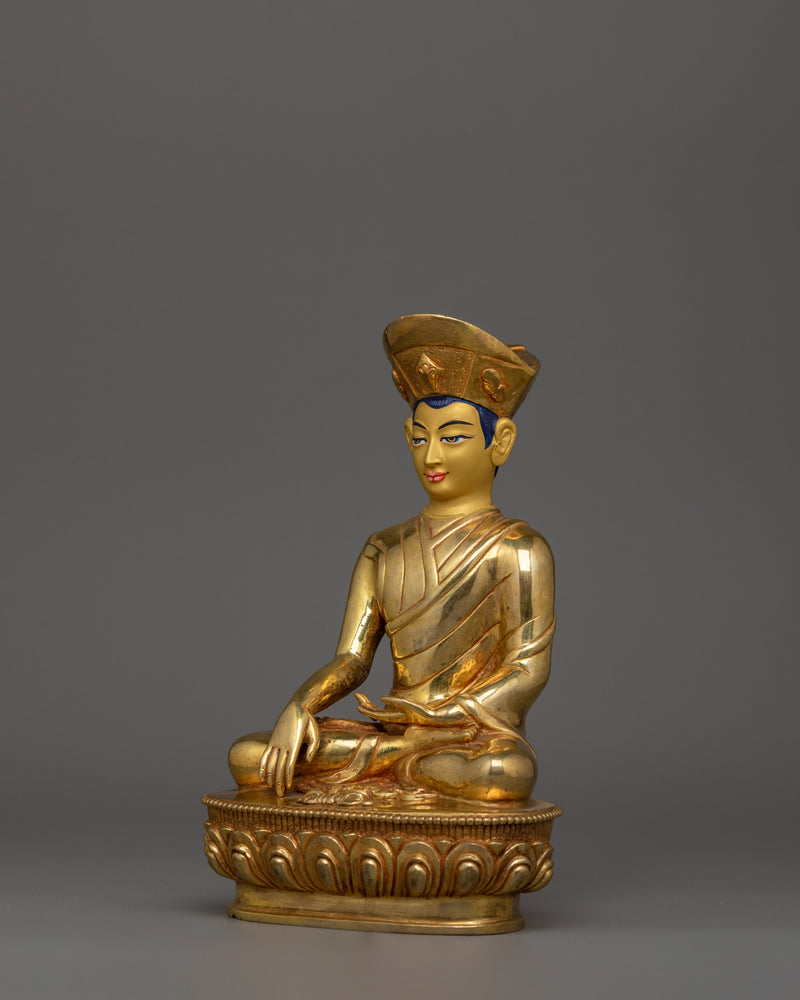 24K Gold Gilded Buddhist Master Statue | Master of all Buddha