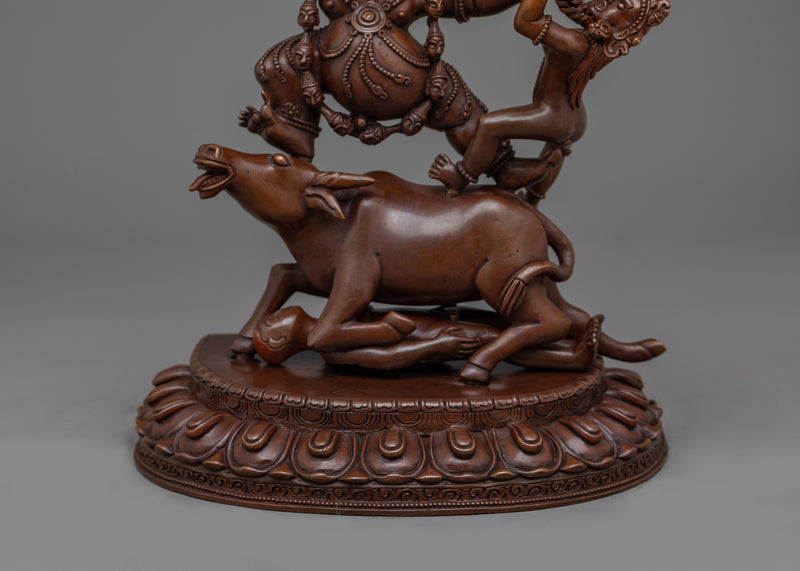 Tantric Deity Yama Dharmaraja Statue | Protector of Wisdom