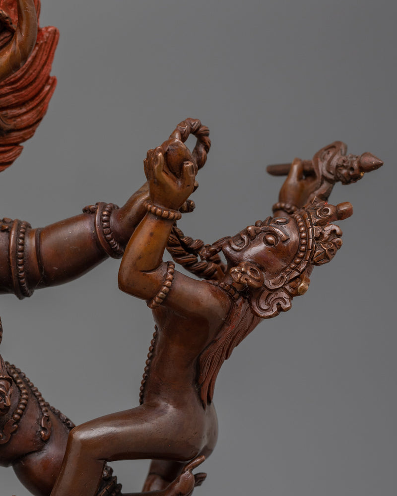 Tantric Deity Yama Dharmaraja Statue | Protector of Wisdom