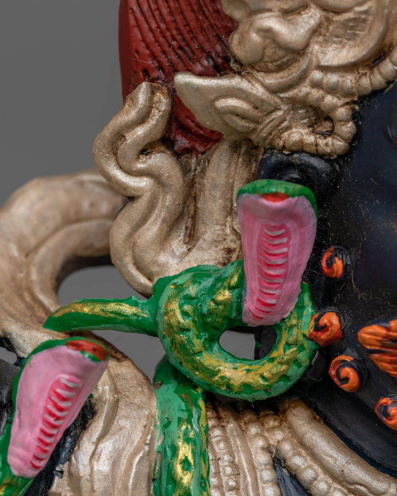 Buddhist Sculpture of Wrathful Deity Vajrapani | Symbol of Protection