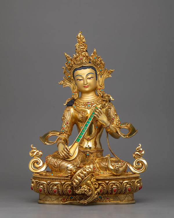 figurine-of-hindu-goddess-saraswati