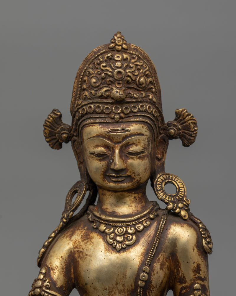 Handmade Sculpture of God of Lightning Indra | Deity of Power, Protection and Prosperity