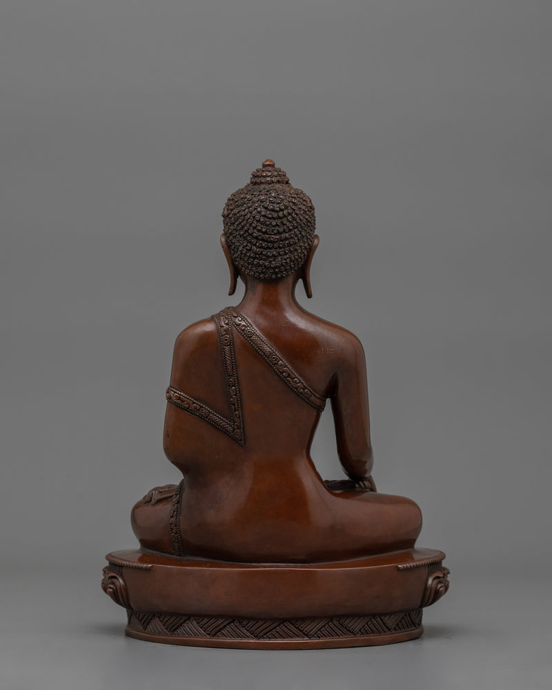 Handmade Himalayan Statue of Buddha Shakyamuni | The Buddha of Wisdom, Compassion