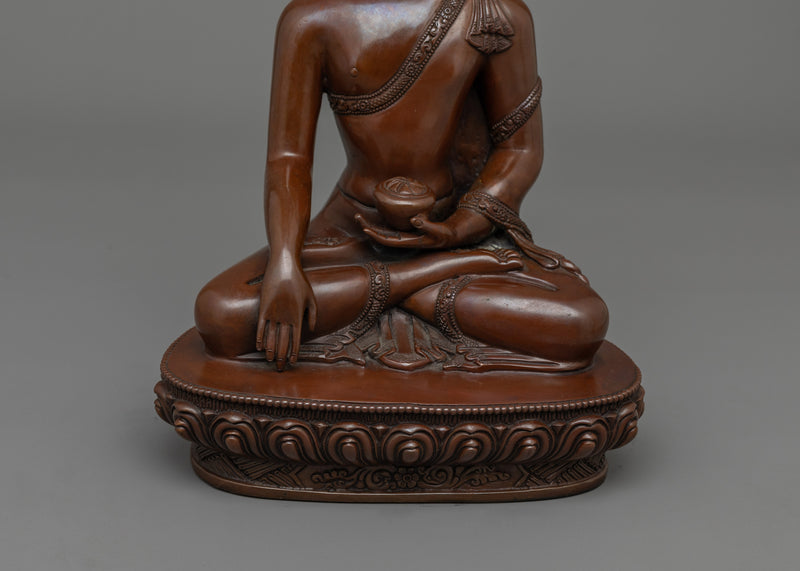 Handmade Himalayan Statue of Buddha Shakyamuni | The Buddha of Wisdom, Compassion