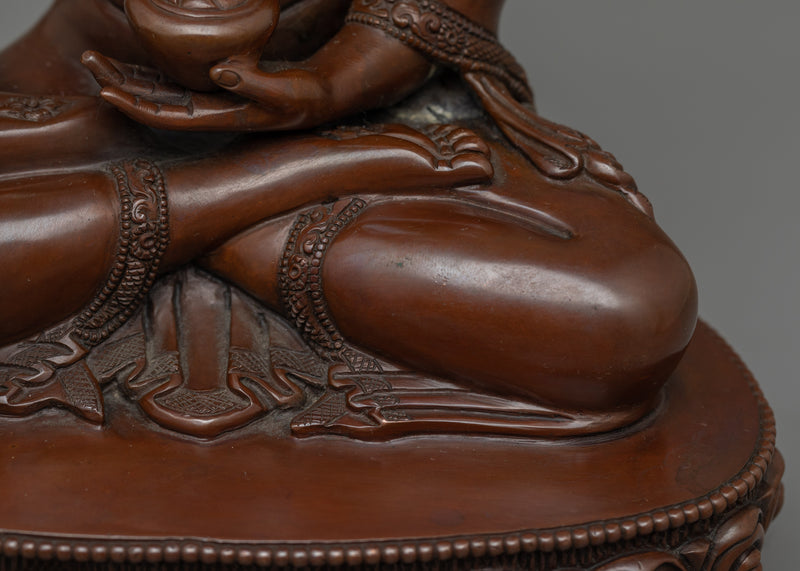 Handmade Himalayan Statue of Buddha Shakyamuni | The Buddha of Wisdom, Compassion