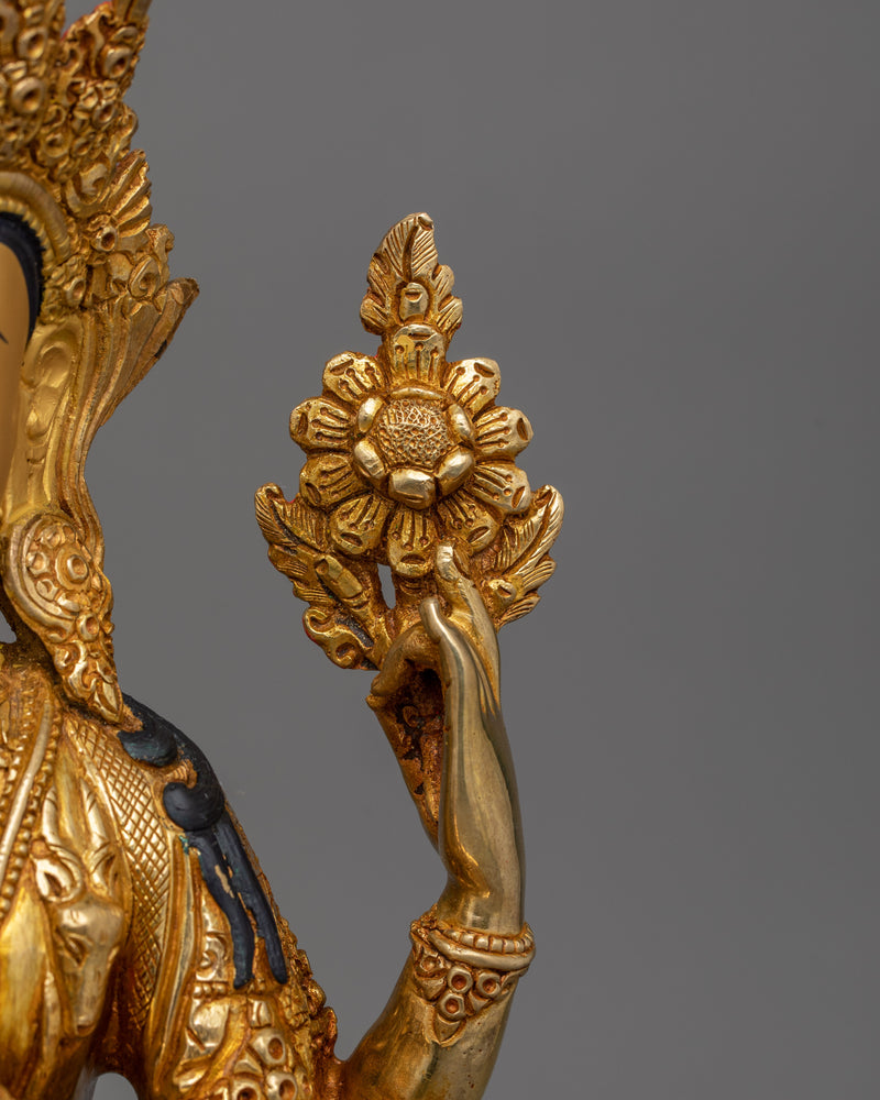 Himalayan Four-Armed Chenrezig Figurine | Buddha of Healing and Mercy