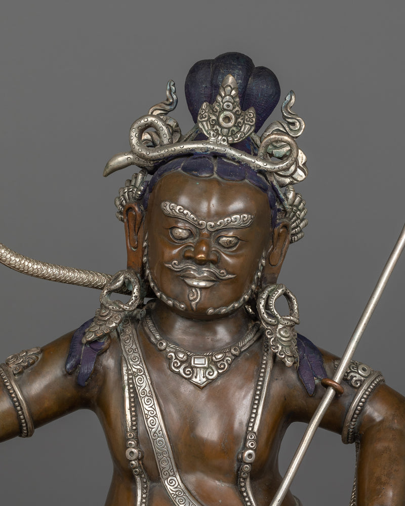 Handmade Dombi Heruka Statue | Fierce Protector Deity of Wisdom