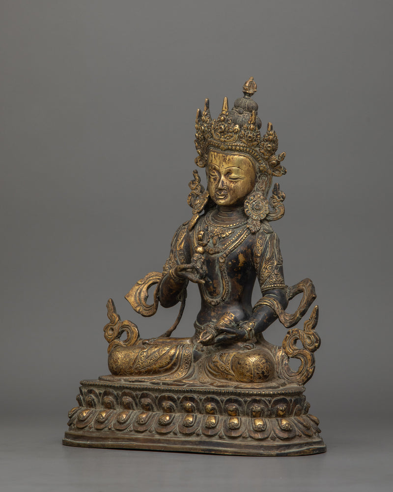 Antique Finish Dorje Sempa Deity | Also Known as Vajrasattva