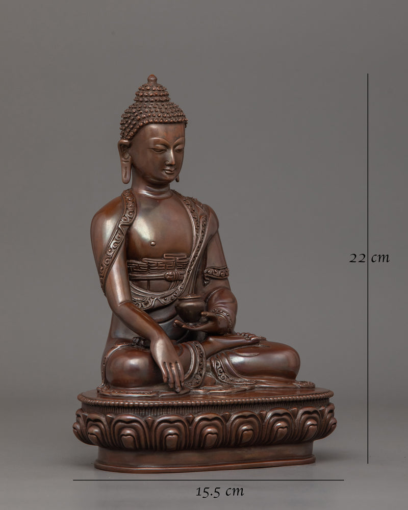 Three Buddha Set with Oxidized Body