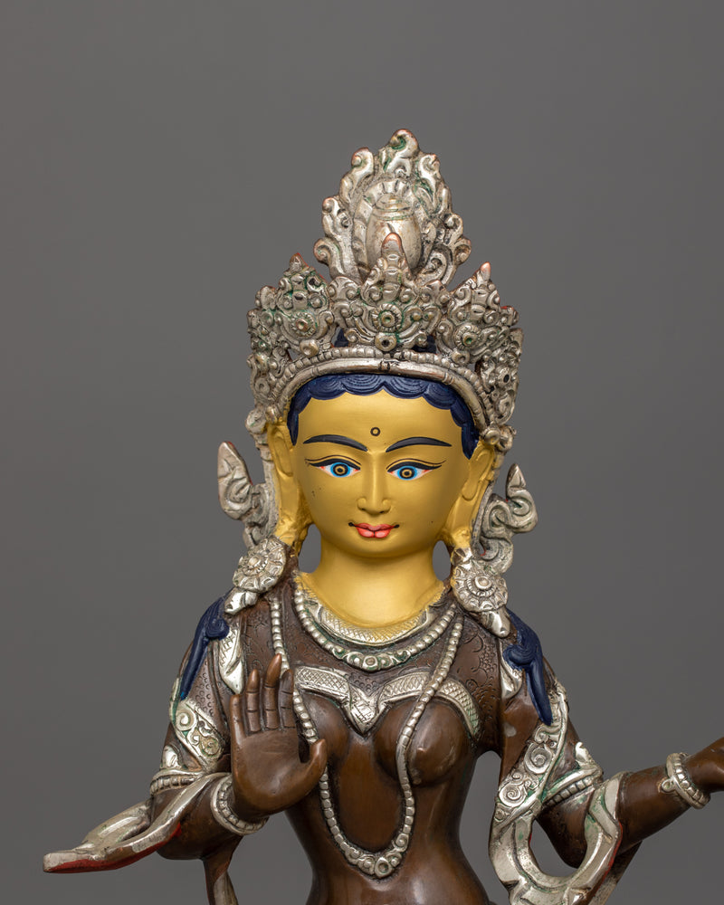 Figurines of Yeshe Tsogyal and Mandarva | Tibetan Queens of Wisdom and Compassion