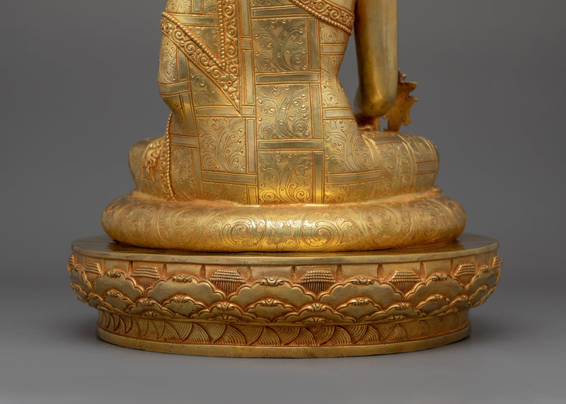 Himalayan Sculpture of Bhaisajyaguru Buddha | Healing Bodhisattva Deity