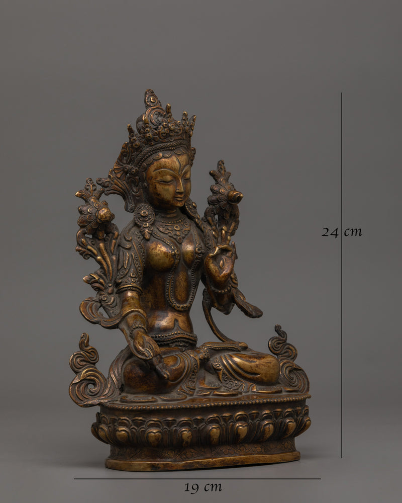 sculpture-of-buddhist-deity-white-tara