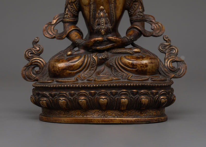 Historical Longevity Deity Amitayus | Made in Nepal