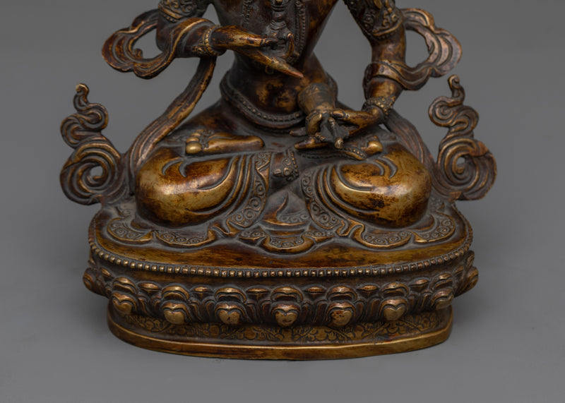 Handmade Purity Deity Vajrasattva Statue | Antique Finish Sculpture