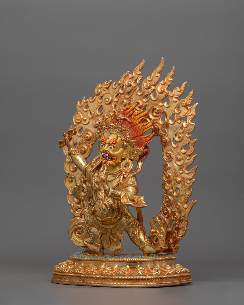 Thunderbolt Holder Vajrapani Statue for Meditation and Spiritual Practice