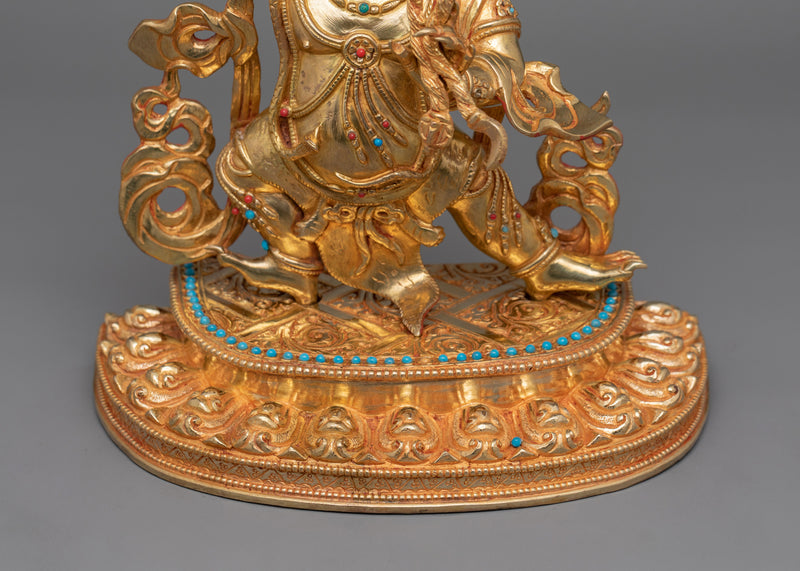 Thunderbolt Holder Vajrapani Statue for Meditation and Spiritual Practice