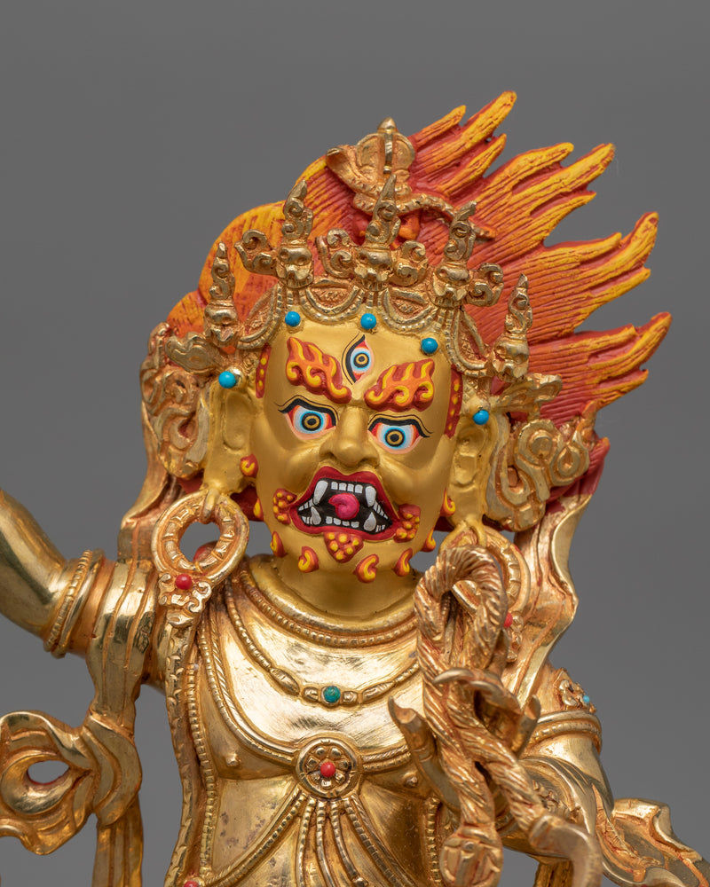 Thunderbolt Holder Vajrapani Statue for Meditation and Spiritual Practice