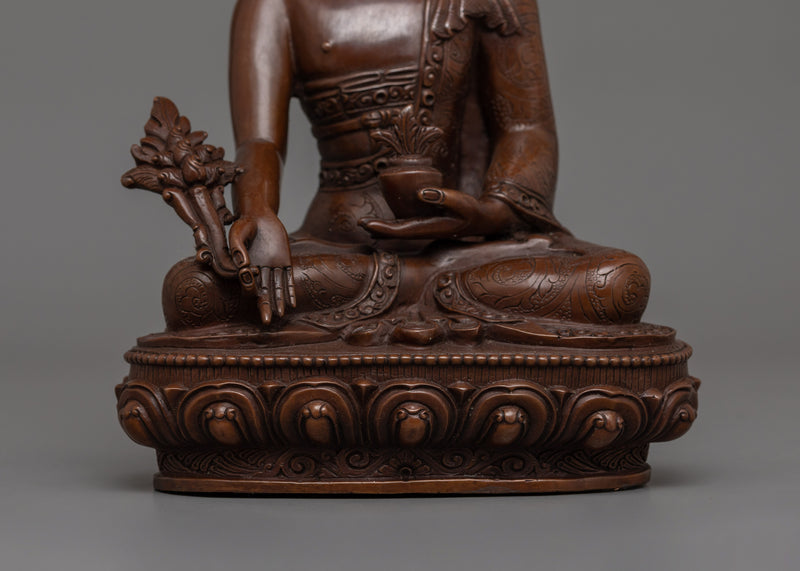 Healing Buddha "Medicine Buddha" Statue | Oxidized Body Buddha