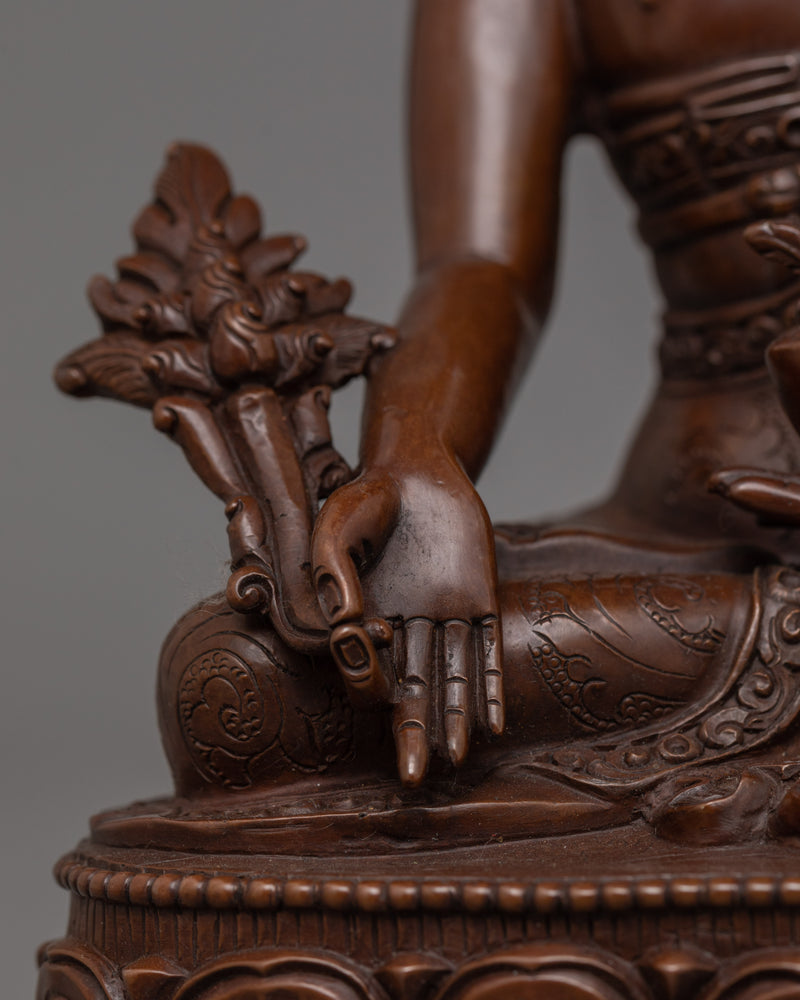 Healing Buddha "Medicine Buddha" Statue | Oxidized Body Buddha