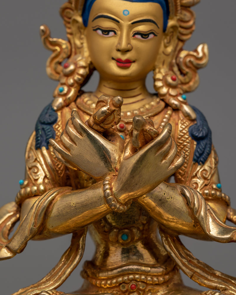 Handcrafted Pure Buddha Vajradhara Statue | Spiritual Enlightenment Art