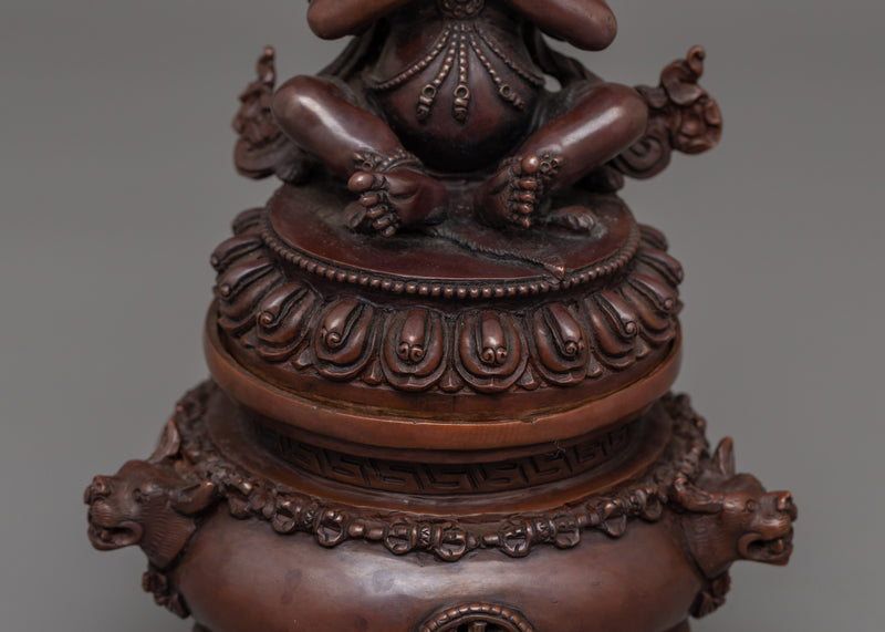 6.3 Inch Vajradhaka Statue | Wisdom and Power Deity