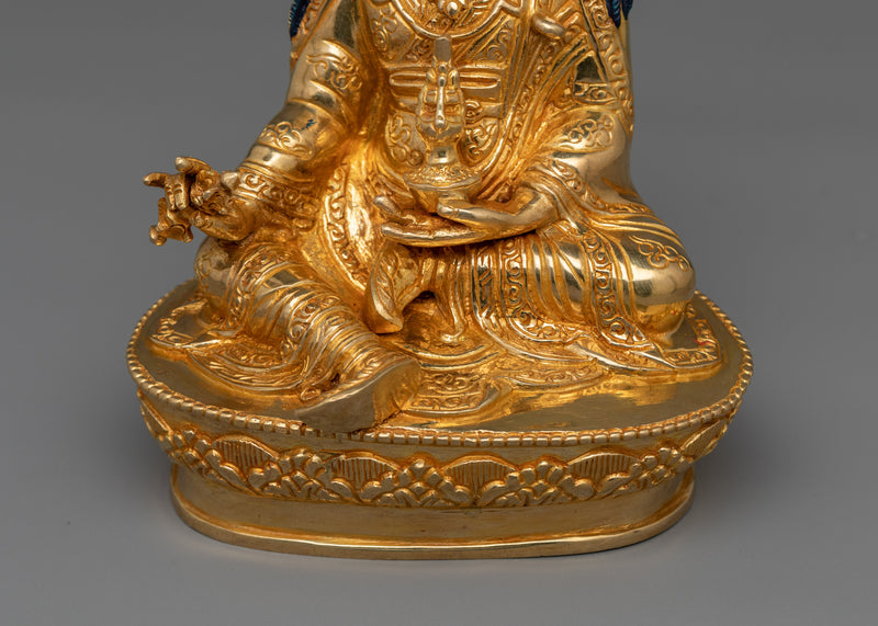 Tibetan Sculpture of Padmasambhava | Guru Rinpoche of Wisdom and Spiritual Mastery