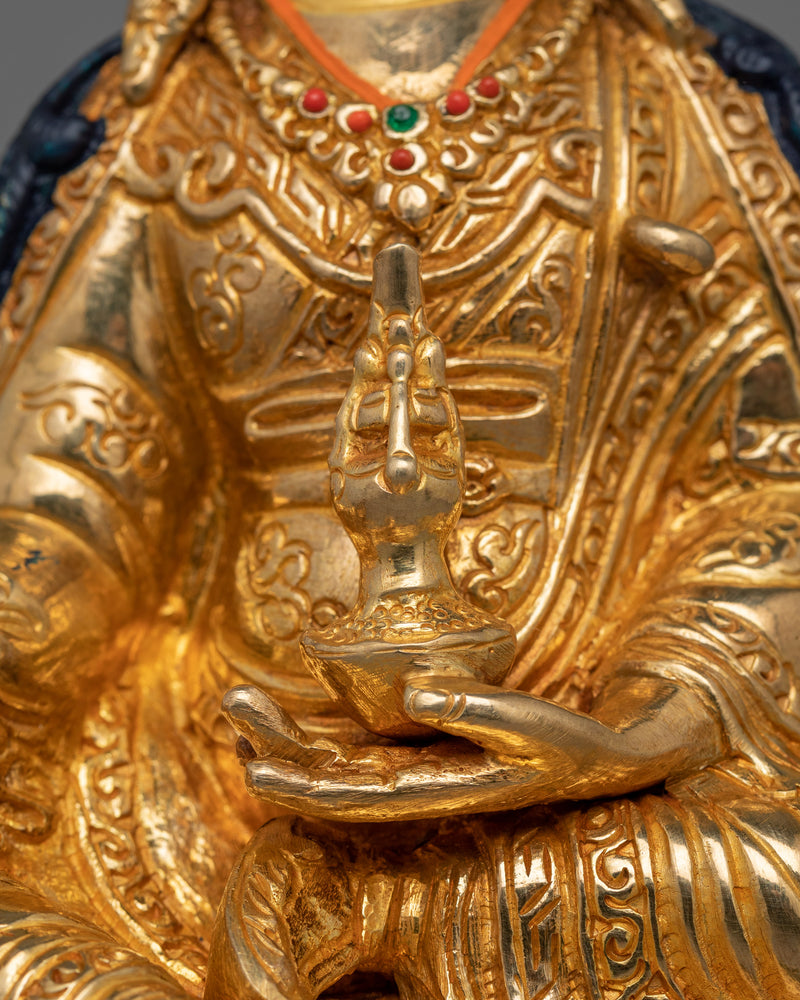 Tibetan Sculpture of Padmasambhava | Guru Rinpoche of Wisdom and Spiritual Mastery