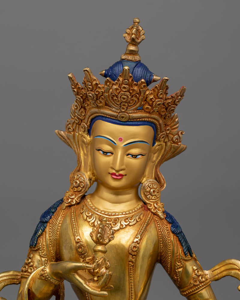 Vajrasattva with Vajra and Bell Statue | Bodhisattva of Purification