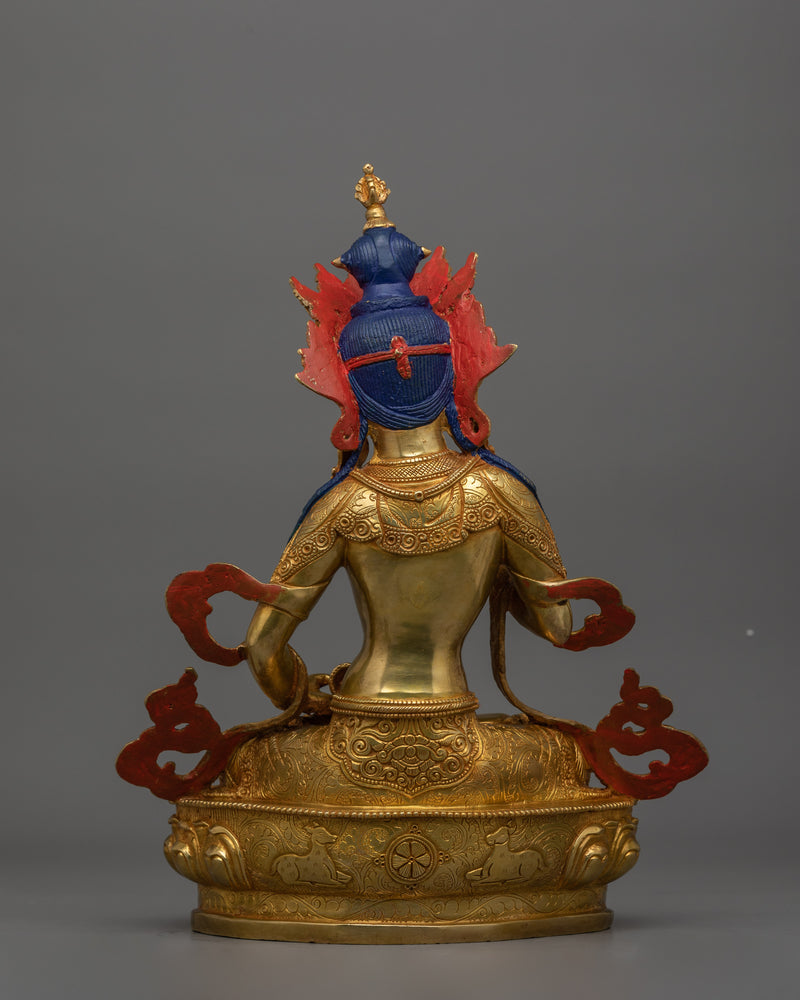 Vajrasattva with Vajra and Bell Statue | Bodhisattva of Purification